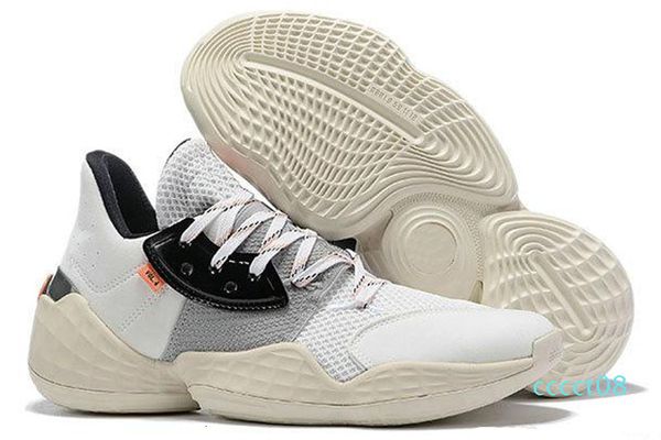 

2019 beard harden vol.4 basketball shoes men james vol 4 bred sneakers black white orange mens sports trainers size 40-46 08ct