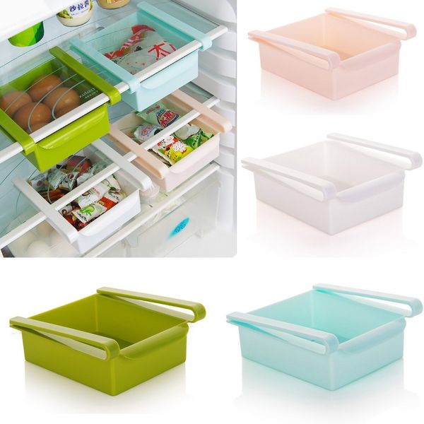 2019 Kitchen Refrigerator Storage Rack Fridge Freezer Shelf Holder