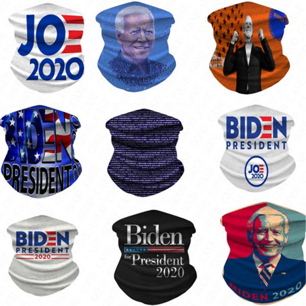 

biden president 2020 3d magic scarf digital printed sunscreen sports mask outdoor cycling riding neck magic turban face masks d61604, Blue