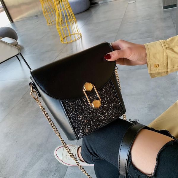 

designer-2019 new shoulder chain bag fashion lady handbags plaid tote bag designer handbag mini bucket bags messenger bag heika/3