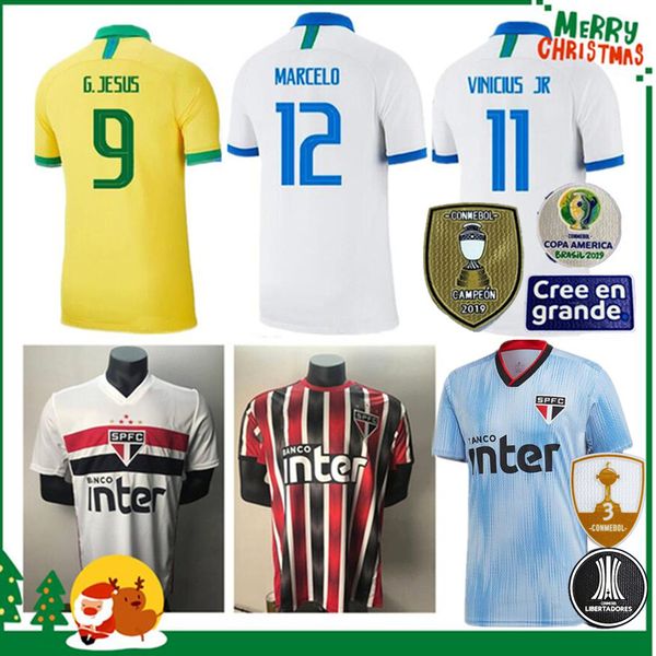 

Cheap 19 20 Brazil Sao Paulo soccer home away quality jerseys 19 20 Americas Cup Brasil adult man woman COUTINHO VINICIUS football shirts