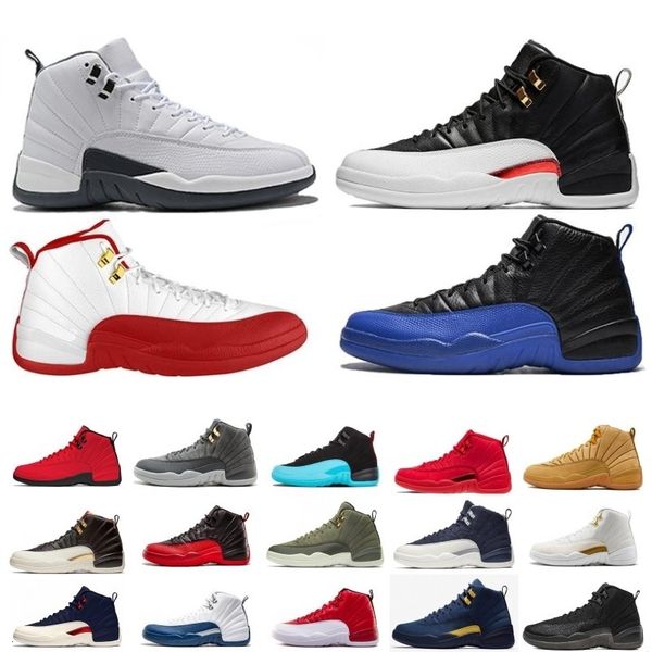 

with fiba reverse taxi 12 12s game royal basketball shoes bumblebee gs cny michigan white grey gym red mens trainers sports sneakers