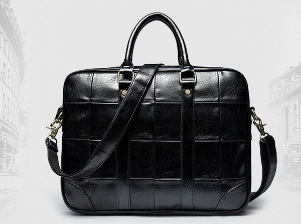 

new arrival pu leather man messenger bag bag set brand men's briefcases business lapmen handbag