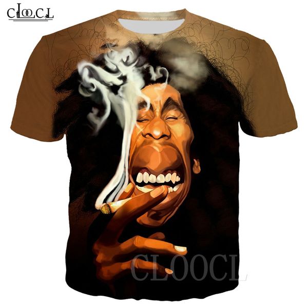 

популярная летняя футболка мужчины женщины 3d печати reggae создатель боб марли rock смешные streetwear фитнес спорт футболочку tops, White;black