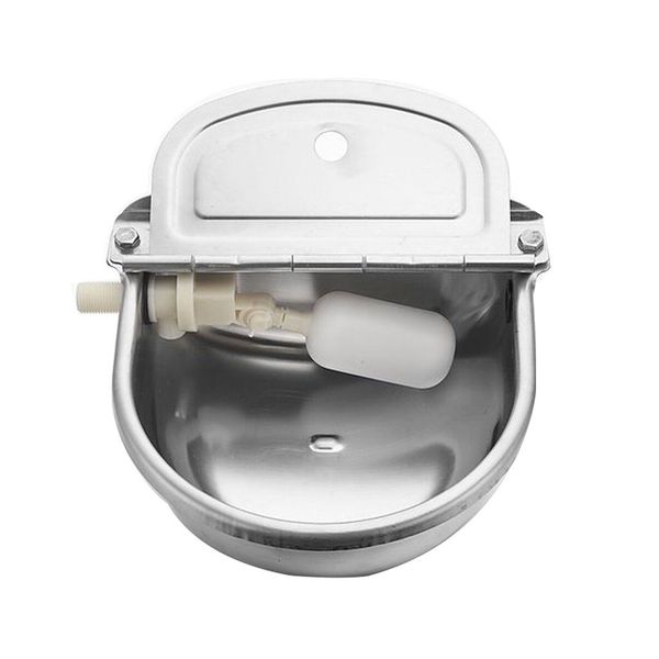 

sheep cow cattle drinking bowls feed drink basin w/ valve drinker 25cm