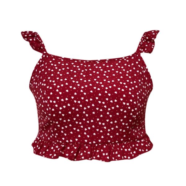 

2019 sexy red camis crop top фам женщины tshirt летняя мода версия для печати футболка хауты slash-образным вырезом без рукавов рубашки top, White