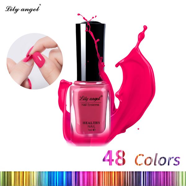 

lily angel 7ml colorful waterborne nail polish gel paint peel off water based nails art glue quick drying beauty tools