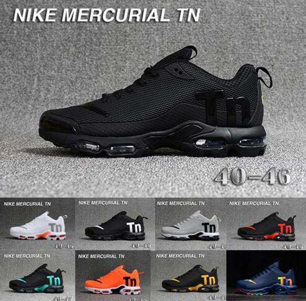 

original tn mercurial designer sneakers chaussures homme tn running shoes men womens zapatillas mujer mercurial tn running shoes, Black