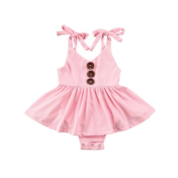 

jumpsuits baby girls casual cute sling jumpsuit born summer fashion solid color sleeveless knitted romper, Blue
