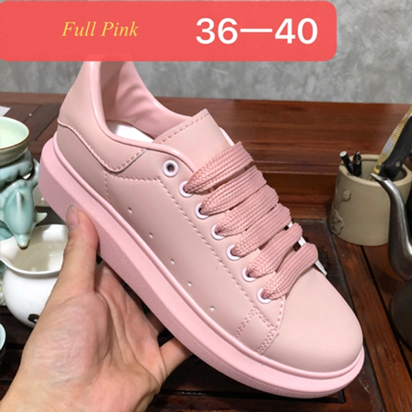 

2020 luxury designer mc models men women fashion leather shoes mqueen platform sports shoes queens mens chaussures sneakerse 6c46647#, Black