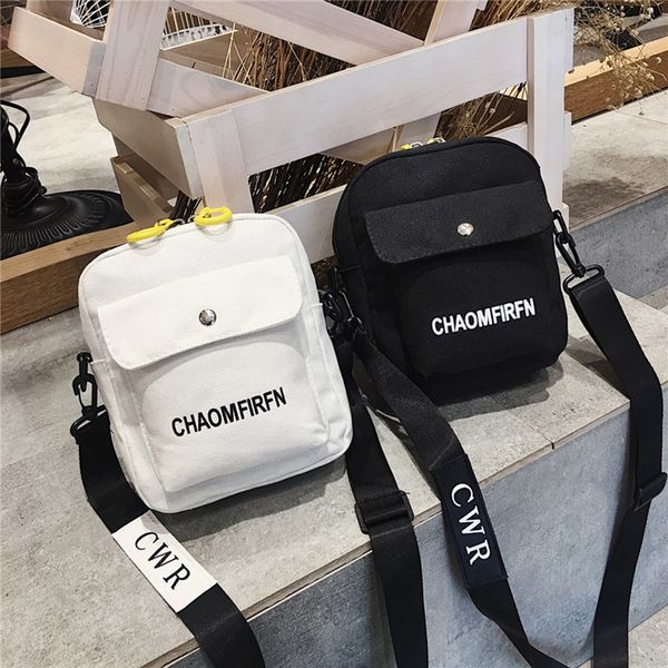 

women pure color casual tote outdoor bag canvas handbag zipper shoulder bag ladies portable shoulder #