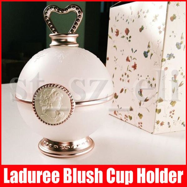 

laduree limited edition pot for face color rose powder blush holder les merveilleuses beauty cosmetics makeup organizer with retail box