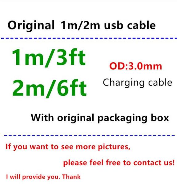 

1m 3ft 2m 6ft u b cable u b data ync charger cable with original packaging box