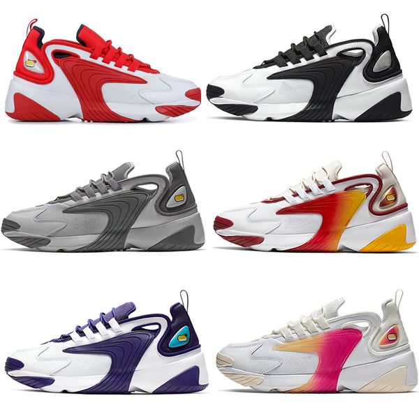 

m2k tekno кроссовки мужчины женщины 2000 обувь белый черный красный race дизайнер 2019 тренажёры спорт кроссовки, White;red