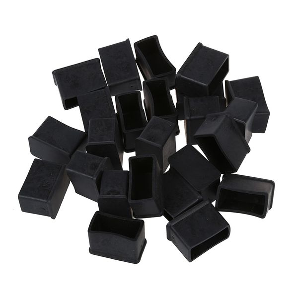 

decorative objects & figurines chairs furniture place fences for the legs rubber sheath in 15mmx30mm 24pcs black