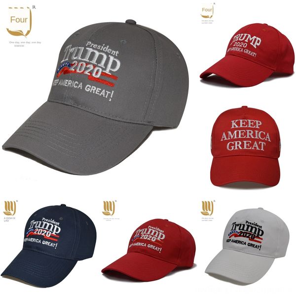 

rhuqu visor 2020 cap donald trump trump keep america great hats embroidery woman outdoor travel sports letter hat man, Blue;gray
