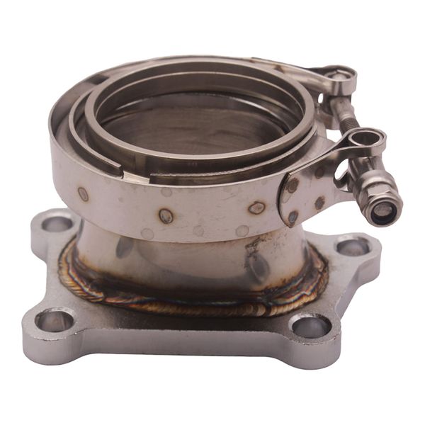 

3\" v-band conversion turbo downpipe flange with clamp assy for mazdaspeed 6
