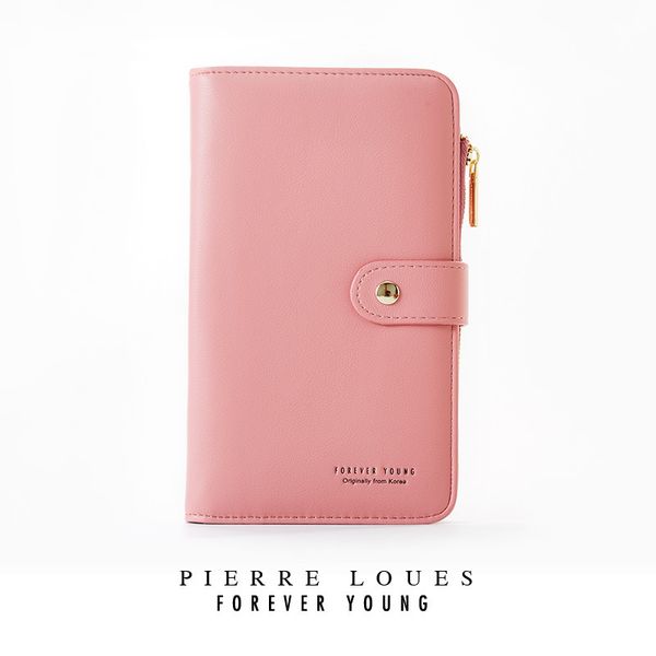 

wallet women fashion lady wristlet handbags money bag zipper coin purse cards id holder clutch phone bag purse notecase mujer, Red;black