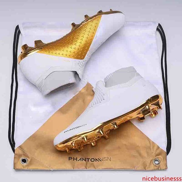 

new phantom vsn elite df fg sock football boots fashion designer soccer shoes for mens brand sneakers sports shoes 39-45