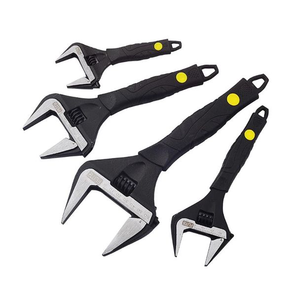 

adjustable spanner universal open end wrench 6 8 10 12 inch multi-function big size key nut large opening ratchet wrenches tools