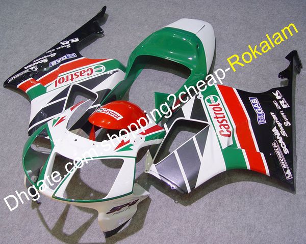 Motosiklet parçaları için Honda fairing VTR1000 SP1 SP2 RC51 RVT1000R VTR 1000 2000-2006 Üstyapı Komple Fairings Set