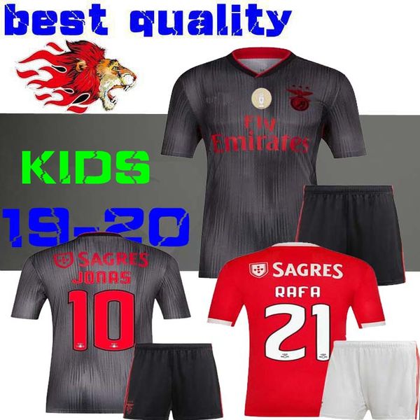 

2019 benfica home kid occer jer ey kit 19 20 joao felix rafa pizzi alvio eferovic jona raul jimenez child boy et football hirt