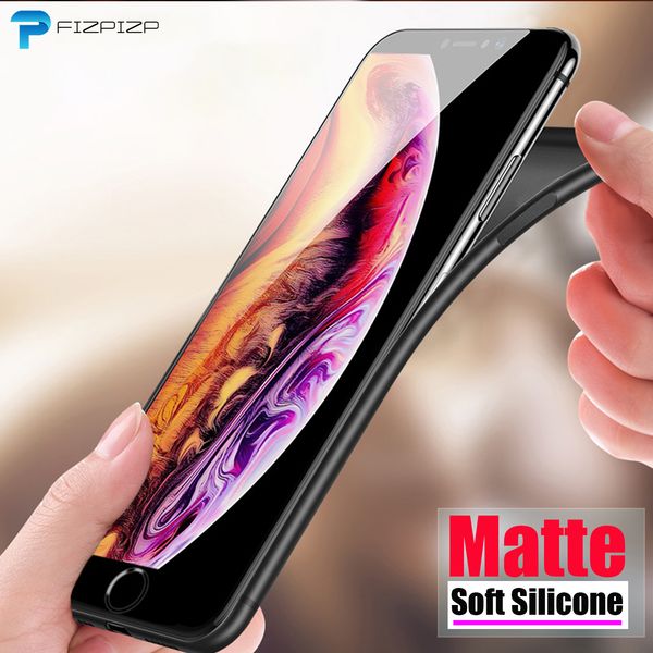 

силиконовые ультра тонкий чехол для iphone 11 pro x xr xs max full cover для iphone 6 6s 7 8 plus 5 5s se матовый противоударный тонкий чехо