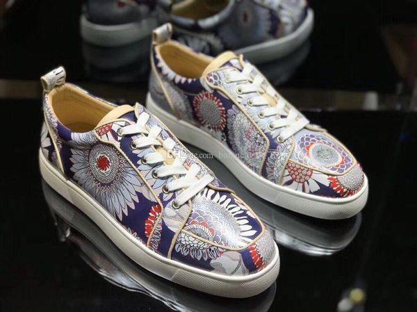 

fashion paris rantulow orlato men's flat red bottom sneaker for women,men low sunflower casual outdoor comfort designer walking shoe, Black