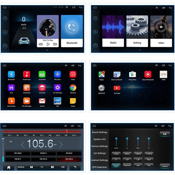 

car 10.1 inch multimedia mp5 player audio radio bluetooth wifi gps navigation bx