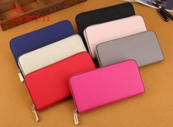 

горячая продажа и оптовая 2020fashion дамы одного молнии дешево бумажники женщин пу кожаный бумажник дамы дамы длинный кошелек, Red;black