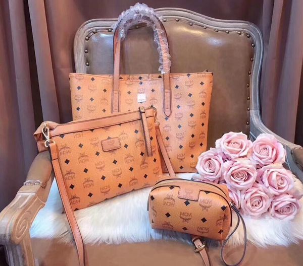 

vintage women's handbags famous fashiogn brand shoulder bags loadies totes large size women messenger bag 3pc
