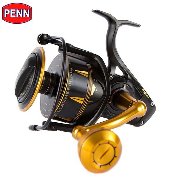 

penn slammer iii slaiii 3500-10500 спиннинг рыболовная катушка 6+1bb полный металлический корпус cnc gear ipx6 герметичные катушки с морской