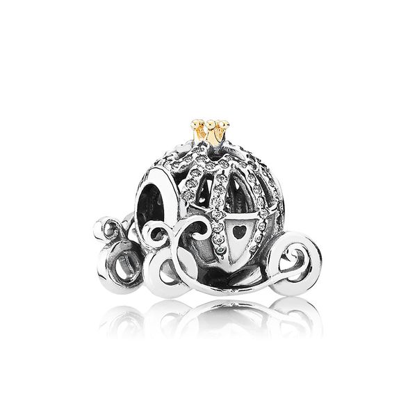 

Classic Jewelry accessories Beads Charms Original box for Pandora 925 Sterling Silver pumpkin car Charms Bracelet Making