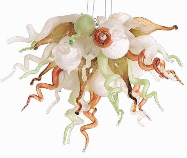 

lamp modern elegant led chandeliers for home decorations edison lamps high qualtiy multicolor hand blown glass chain chandelier lighting