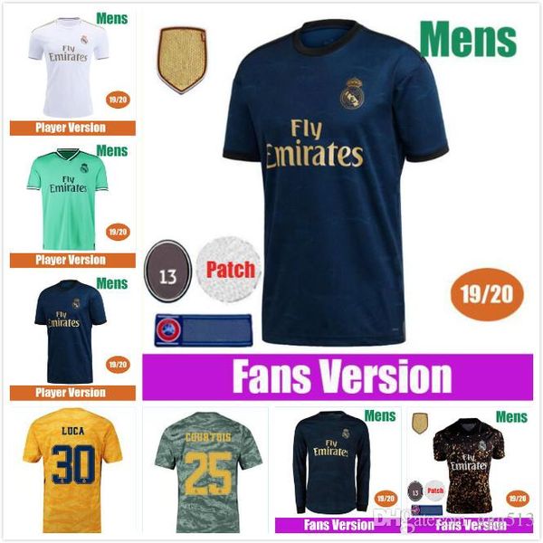 

19 20 реала мадрида трикотажных изделий футбол футбол рубашка джеймс опасность модрич sergio ramos опасность бензем marcelo asensio isco jov, Black;red