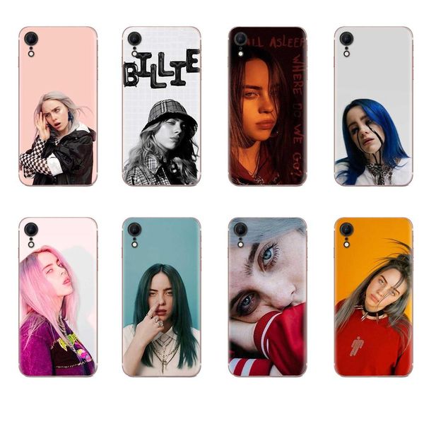

custom for galaxy note 10 a10e a10s a20s a30s a40s a50s a6s a70s a730 a8s m10s m30s lite plus tpu printing billie eilish beautiful cute
