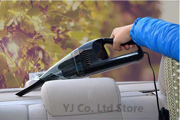 

fashion design black 65w auto dust collector mini handheld wet and dry dual-use 12v portable car vacuum cleaner with 4.19m cable