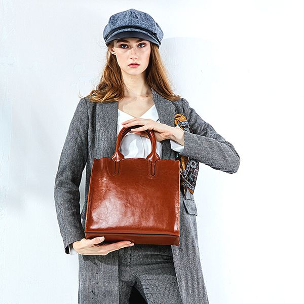

new ladies bag fashion large capacity leather tote bag