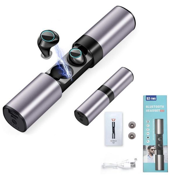 

Wirele waterproof bluetooth 5 0 head et 2 mini tw magnetic headphone with mic charging box earbud for android am ung ony car earphone