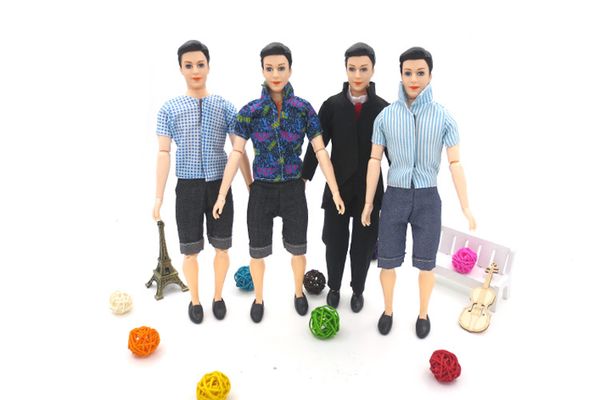 

cute boy friend 14 joints 30cm doll toy, various clothes, prince costume casual clothes suit, christmas kid birthday girl gift, collect, 6-2