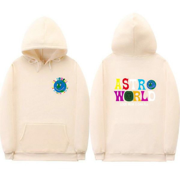 

astroworld travis scott men hooded hoodie casual hoodie hip hop aw streetwear long sleeve designer hoodie sweatshirts, Black