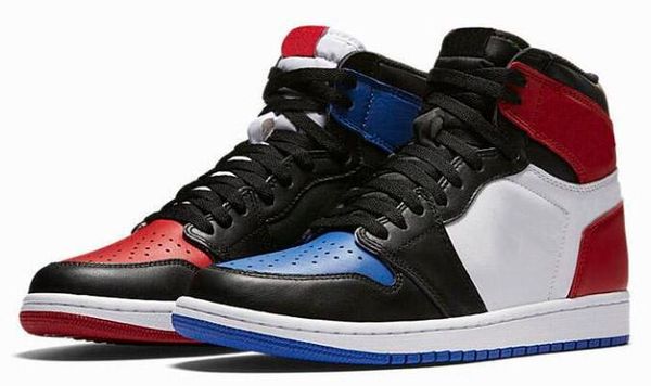 

1 high og chicago bred toe banned royal basketball shoes men 1s union la rookie year sneakers men's sports basketball shoes