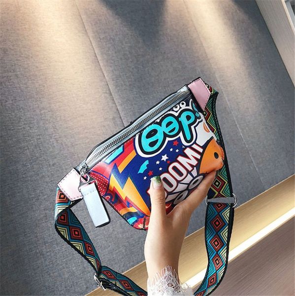 

women 2020 new shoulder cross belt sport cartoon chest bag ph-cfy20060310