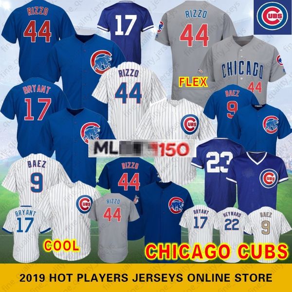 

Chicago 44 anthony rizzo cub 9 javier baez 12 kyle chwarber 17 kri bryant 150th anniver ary ba eball jer ey 49 jake 22 ja on heyward