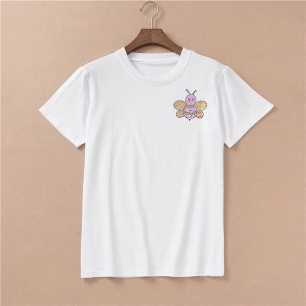 

дизайнерская мужская рубашка tide brand mercerized cotton leisure wild t-shirt высокое качество с коротким рукавом bee pattern с короткими р, White;black