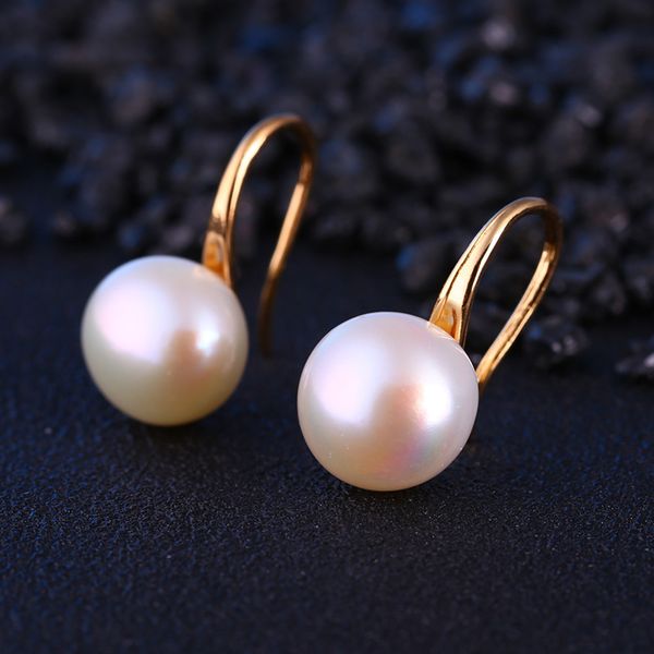 

pearl women hanging earrings one direction trend boucle d'oreille femme party wedding fashion round pearl jewelry wholesale, Silver