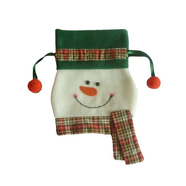 

snowman christmas drawstring candy gifts bags present wrapping packing pack
