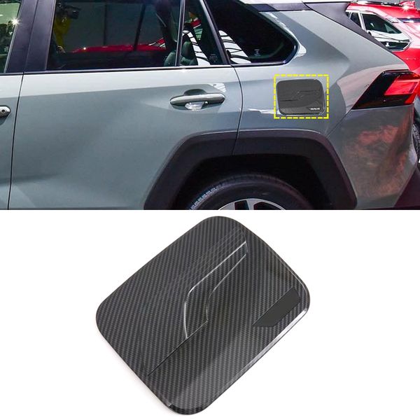 

for toyota rav4 xa50 2019 2020 car accessories abs exterior oil fuel tank cap cover trim 1pcs