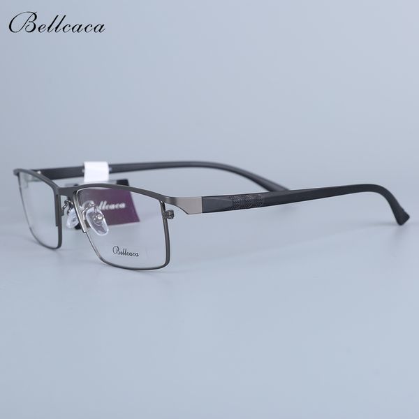 

bellcaca men spectacle frame eyeglasses computer optical prescription myopia eye clear lens glasses frame for male eyewear 6605, Black