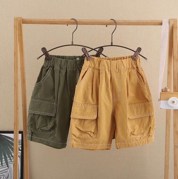 

2020 korea style girls boys pants cotton summer fashion kids pants 2-7t hv781, Blue